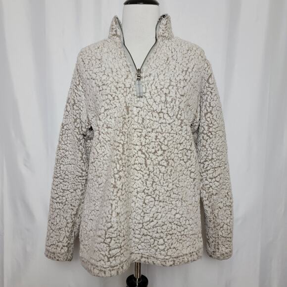 J. America Tops - J. America Sherpa Fleece Pullover SZ Small
